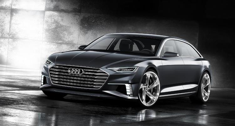 Décliné en version break de chasse, le concept Audi Prologue adopte le groupe hybride rechargeable diesel-électrique du nouveau SUV Audi Q7 e-tron Quattro